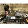 Image 2 : ASSORTED ITEMS INCLUDING; STEEL TOED RUBBER BOOTS SIZE 42, WALL CLOCKS, SECURITY CAMERAS & MORE