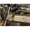 Image 2 : ASSORTED ITEMS INCLUDING; BLINDS, GARDEN TOOLS & MOP