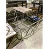 Image 2 : 5 ASSORTED TABLES & TABLE BASES