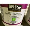 Image 2 : 2 PAILS OF BEHR PREMIUM PLUS INTERIOR EGG SHELL ENAMEL (1 OPENED)