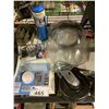 Image 3 : ASSORTED ITEMS INCLUDING; STEP TOOL BOX, BUTANE TORCH, DIRT DEVIL VACUUM & MORE