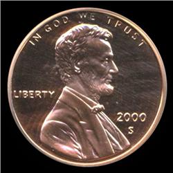 2000S US Lincoln Proof Cent Coin Graded PR70 DCAM Red (COI-4190)