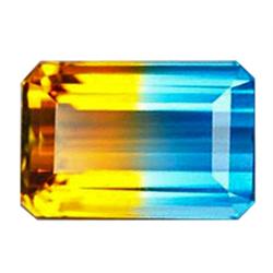 16.14ct Superb AAA Bi Color Emerald Cut Citrine (GEM-14630)