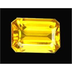 6.55ct Luxurious Emerald Cut Yellow Citrine Brazil (GEM-15548B)