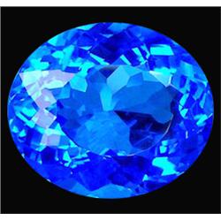 18.10ct  Lustrous Oval Cornflower Blue Quartz (GEM-15612)
