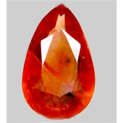 2.27ct RARE Pear Cut Orange Red Padparascha Sapphire VS  (GEM-7238)