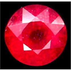 1.5ct Top Red Natural Ruby Madagascar Round 6.5mm (GMR-0311)
