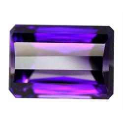 21.05ct Fantastic Emerald Cut Purple Amethyst Uruquay (GEM-14299)