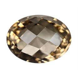 17.90ct Extreme Smoky Brown Oval Natural Quartz (GEM-15171)