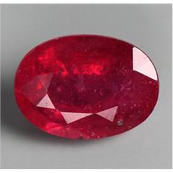 1.10ct Oval Cut Natural Blood Red Ruby Madagascar  (GEM-16328)
