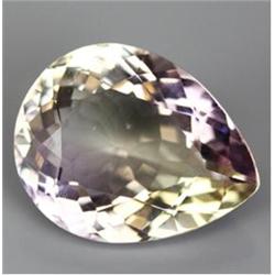 15.50ct Beautiful AAA Bi Color Pear Cut Amethyst  (GEM-16337)