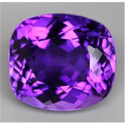 19.75ct Fabulous Top Purple Cushion Cut Amethyst  (GEM-16344)