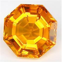 28.05ct Fancy Shape Golden Yellow Citrine Premium AAA (GEM-16356)