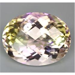 31.75ct Amazing AAA Bi Color Oval-Chk Amethyst  (GEM-16362)