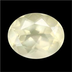 3.7ct Supreme Oval AAA Yellow Andesine Congo Unheated VS (GEM-16388)