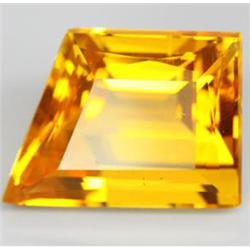 25.25ct Fancy Shape AAA Golden Yellow Citrine Wonderful (GEM-16393)