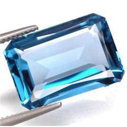 17ct Courteous  Emerald Top Best Of Swiss Blue Topaz  (GEM-16459)