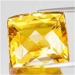 30.80ct Octagon Checker Cut Orange Yellow Citrine   (GEM-16586)
