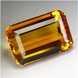 15.15ct Awesome Octagon Yellow Gold Citrine Gems (GEM-16607)