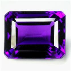 16.40ct Awesome Purple African Amethyst Octagon Gem (GEM-16618)