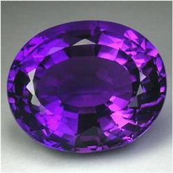 25.40ct Awesome Purple African Amethyst Oval Gem (GEM-16624)
