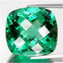 33.50ct Flashing Cushion Checker Cut Green Amethyst   (GEM-16596)