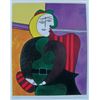 Image 1 : Pablo Picasso Woman In Red Armchair Giclee