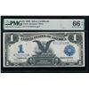 1899 $1 Black Eagle Silver Certificate PMG 66EPQ