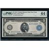 1914 $5 New York FRN PMG 64EPQ
