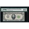 Image 1 : 1928B $20 Chicago FRN PMG 64EPQ