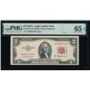 Image 1 : 1953A $2 Legal Tender Note PMG 65EPQ