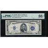 Image 1 : 1934B $5 Silver Certificate PMG 66EPQ