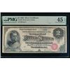Image 1 : 1886 $2 Low Serial Silver Certificate PMG 45EPQ