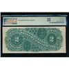 Image 2 : 1886 $2 Low Serial Silver Certificate PMG 45EPQ
