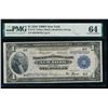 1918 $1 New York FRBN PMG 64