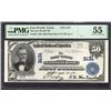 1902 $50 Fort Worth TX National PMG 55