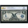 1899 $1 Black Eagle Silver Certificate PMG 25