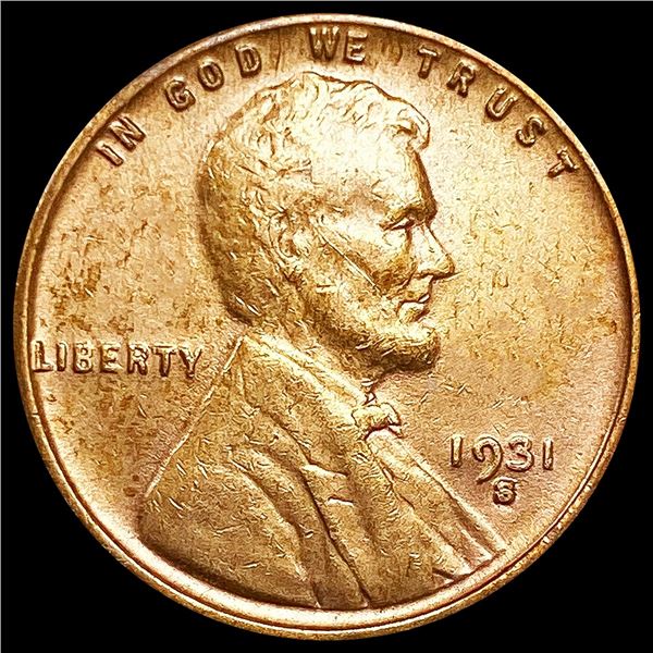 1931-S Wheat Cent UNCIRCULATED