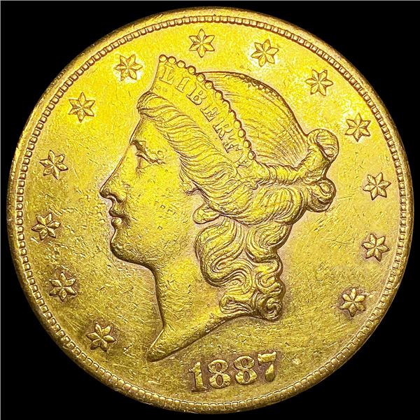 1887-S $20 Gold Double Eagle UNCIRCULATED