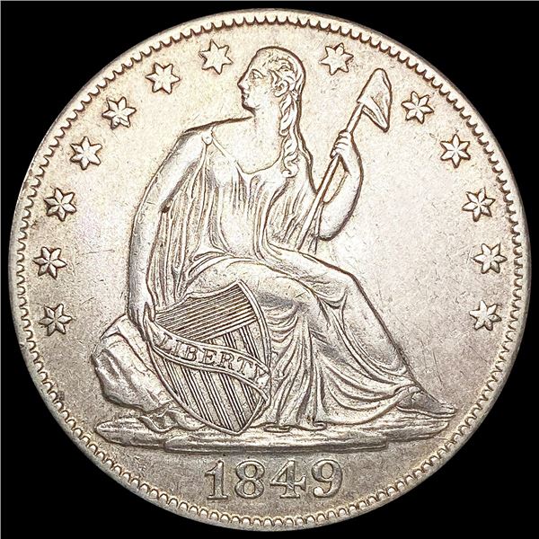 1849-O Seated Liberty Half Dollar CLOSE UNC