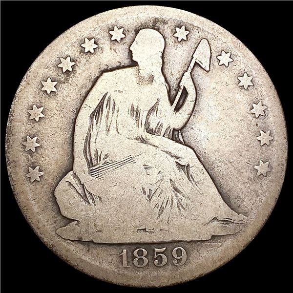 1859-S Seated Liberty Half Dollar NICE CIRC