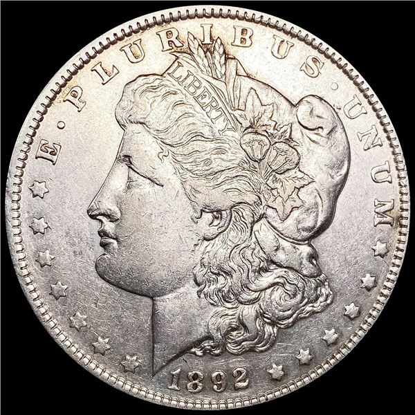 1892 Morgan Silver Dollar CLOSELY UNCIRCULATED