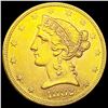 Image 1 : 1882-S $5 Gold Half Eagle CHOICE BU