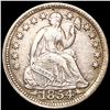 Image 1 : 1854 Arrows Seated Liberty Half Dime CLOSE UNC