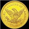 Image 2 : 1853 $2.50 Gold Quarter Eagle UNCIRCULATED