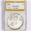Image 1 : 2002 American Silver Eagle PGA MS70