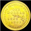 Image 2 : 1903 McKinley Rare Gold Dollar CHOICE BU