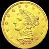 Image 1 : 1878-S $2.50 Gold Quarter Eagle UNCIRCULATED