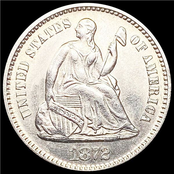1872 Seated Liberty Half Dime UNCIRCULATED