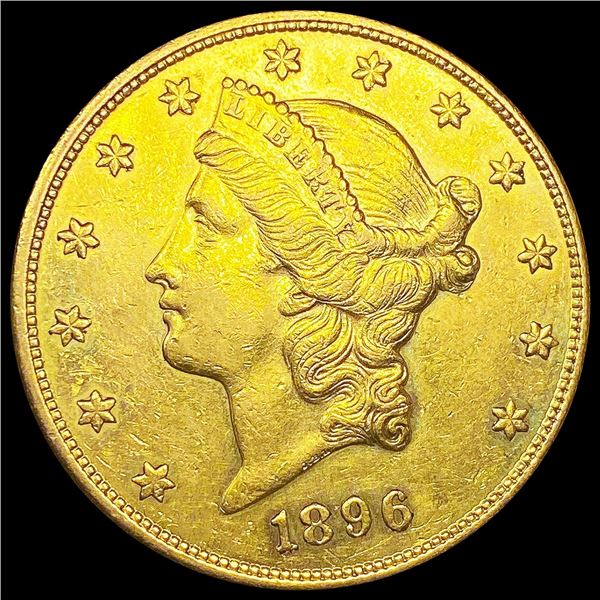 1896-S $20 Gold Double Eagle UNCIRCULATED
